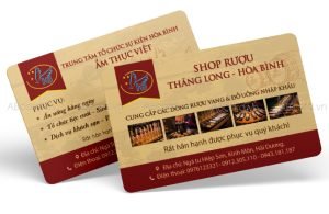 Card visit Shop Rượu Thăng Long